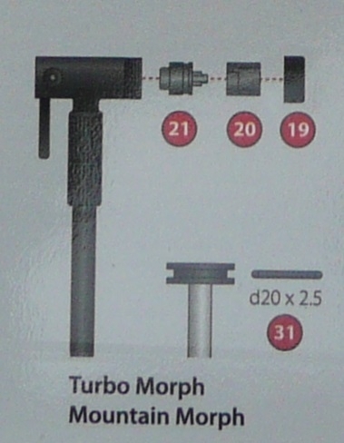 Turbo Morph & Mountain Morph pump spares