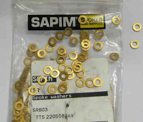 Sapim Spoke Brass Washers for 14 / 15g